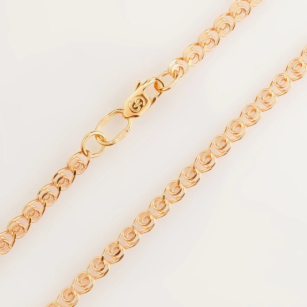 Цепь из красного золота 585 пробы