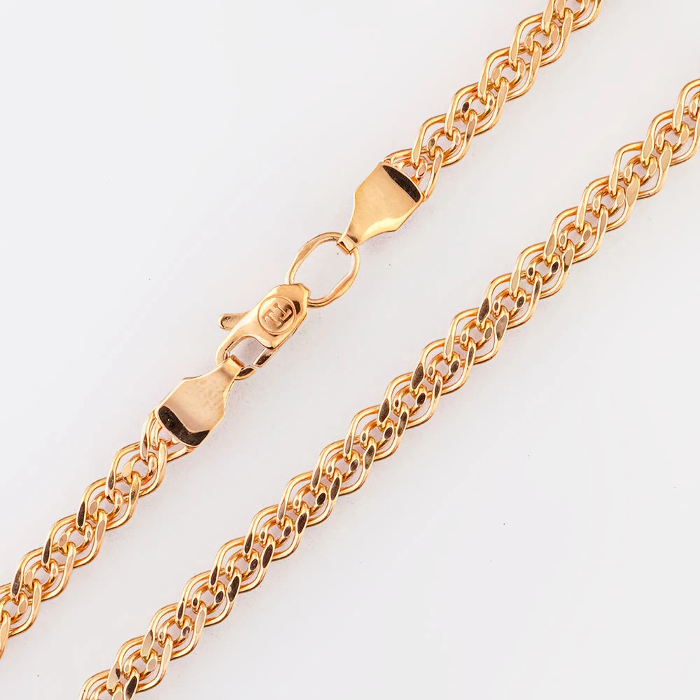 Цепь из красного золота 585 пробы