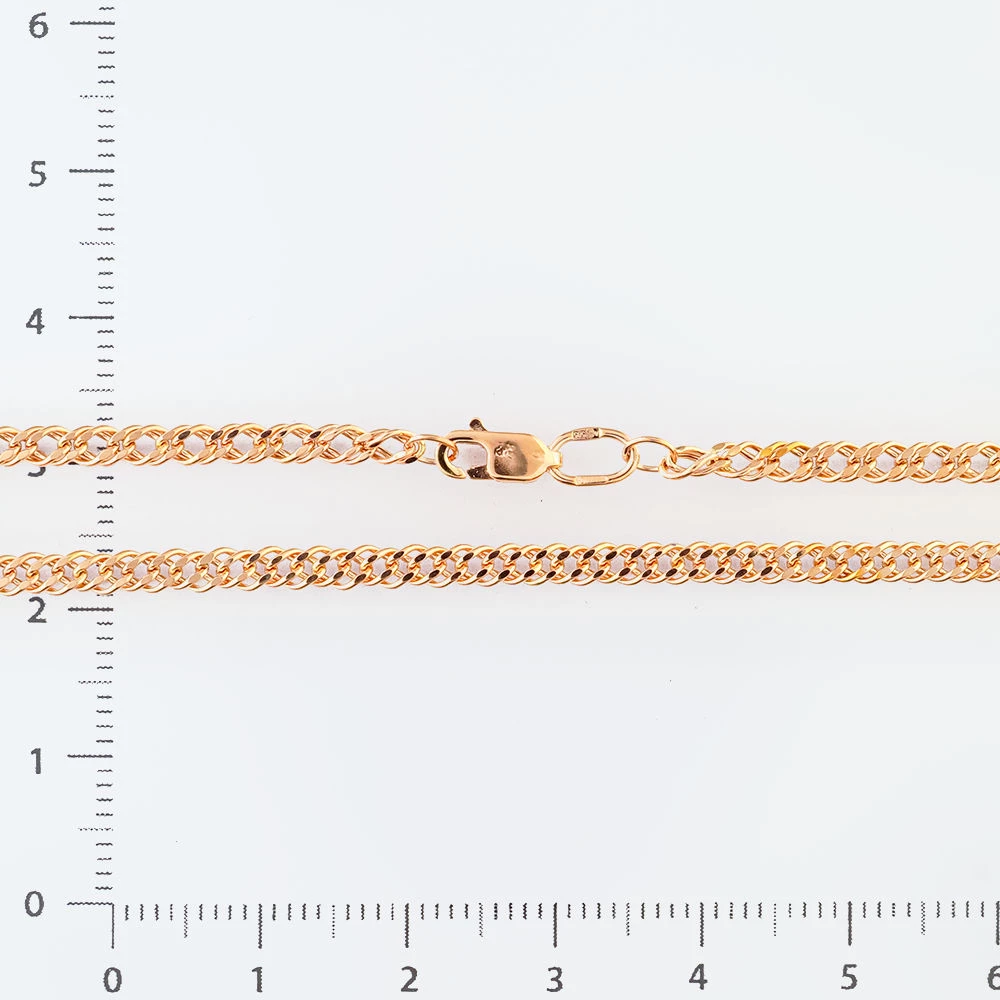 Цепь из красного золота 585 пробы