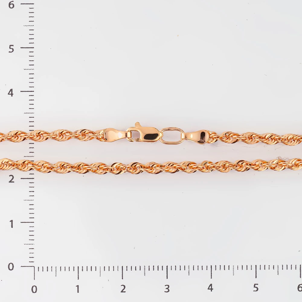 Цепь из красного золота 585 пробы