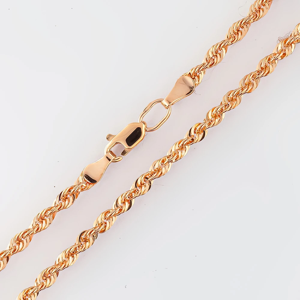 Цепь из красного золота 585 пробы