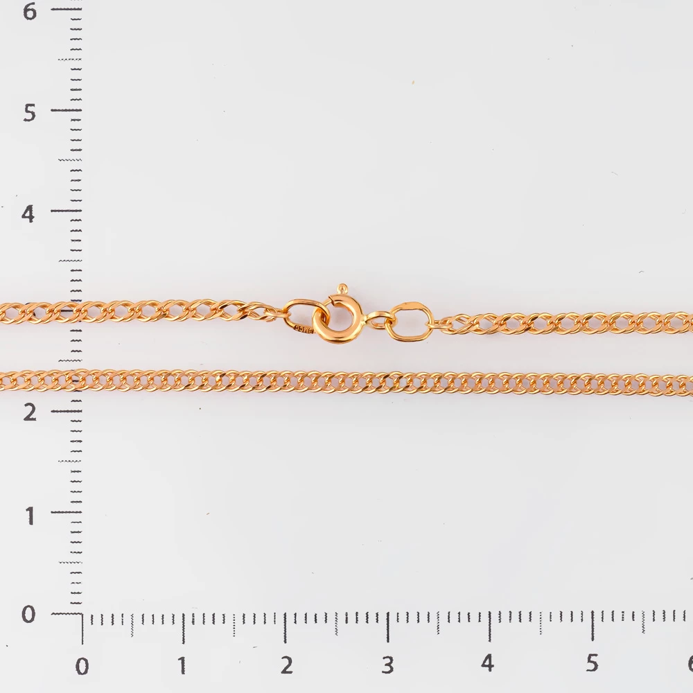 Цепь из красного золота 585 пробы