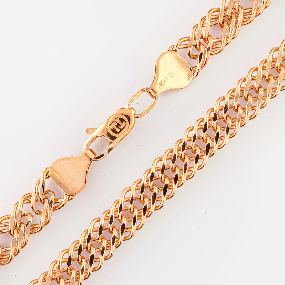 Цепь из красного золота 585 пробы