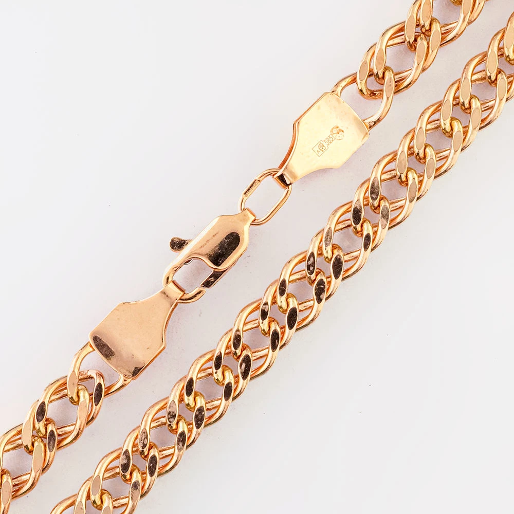 Цепь из красного золота 585 пробы