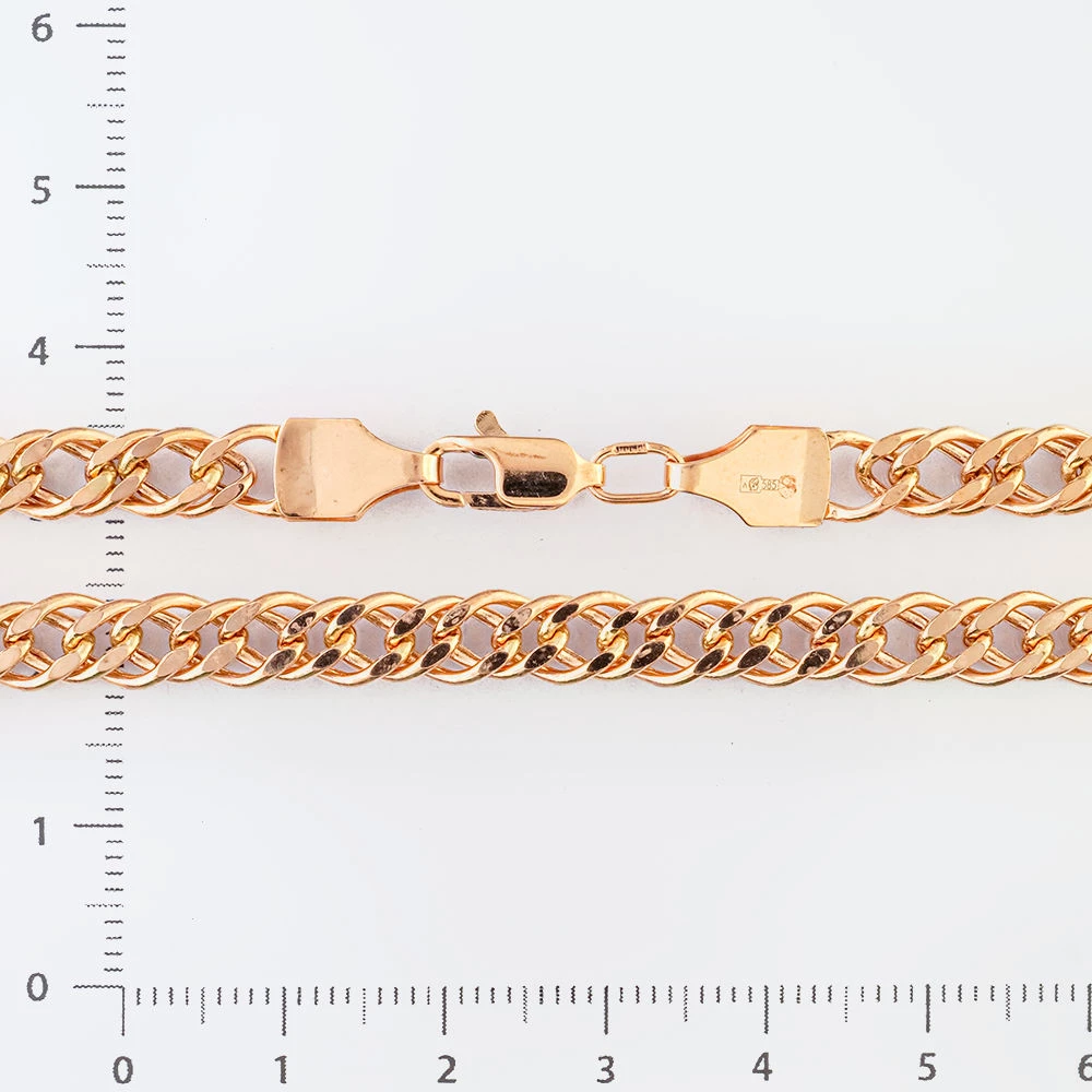 Цепь из красного золота 585 пробы