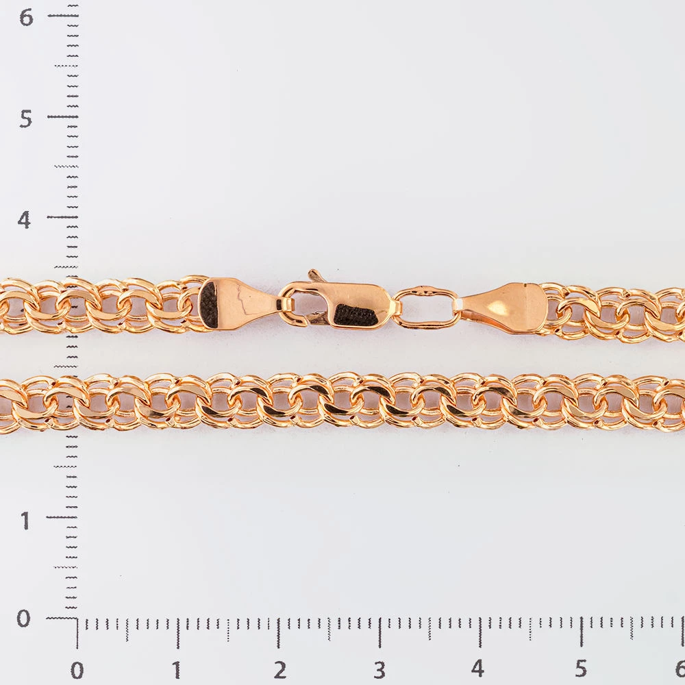 Цепь из красного золота 585 пробы