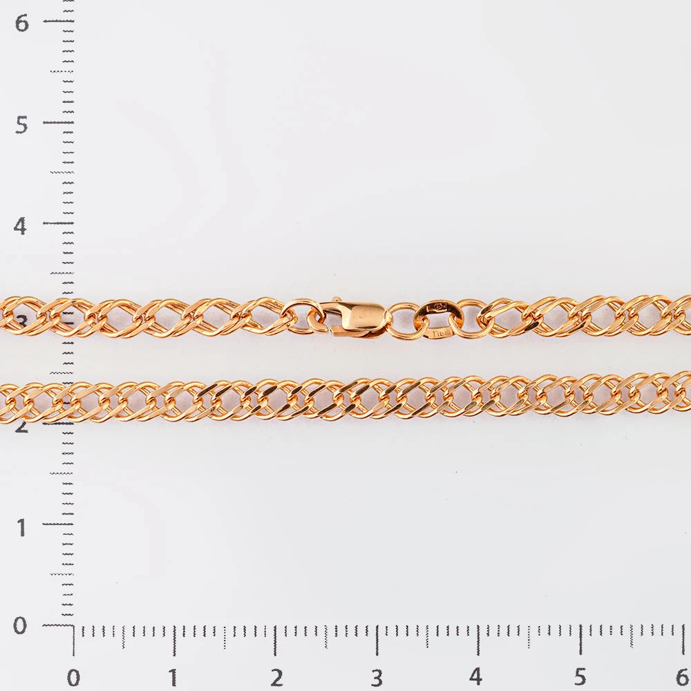 Цепь из красного золота 375 пробы