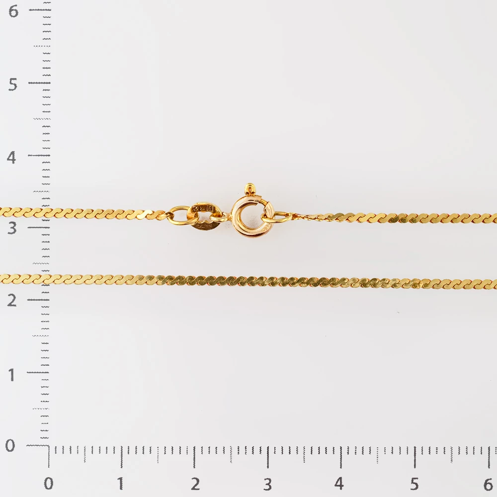 Цепь из желтого золота 585 пробы