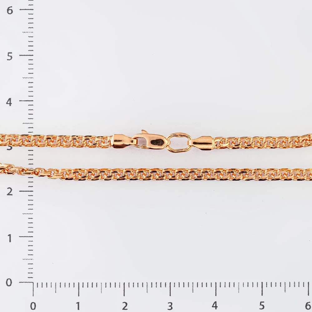 Цепь из красного золота 585 пробы