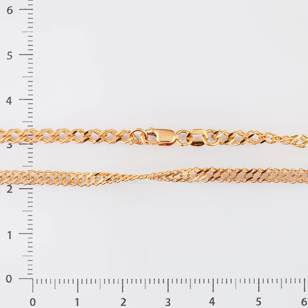 Цепь из красного золота 585 пробы