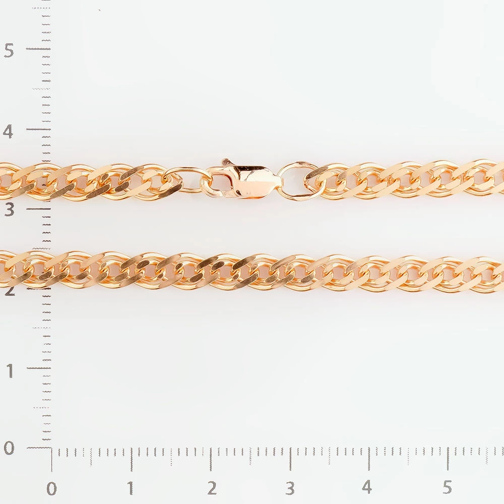 Цепь из красного золота 585 пробы