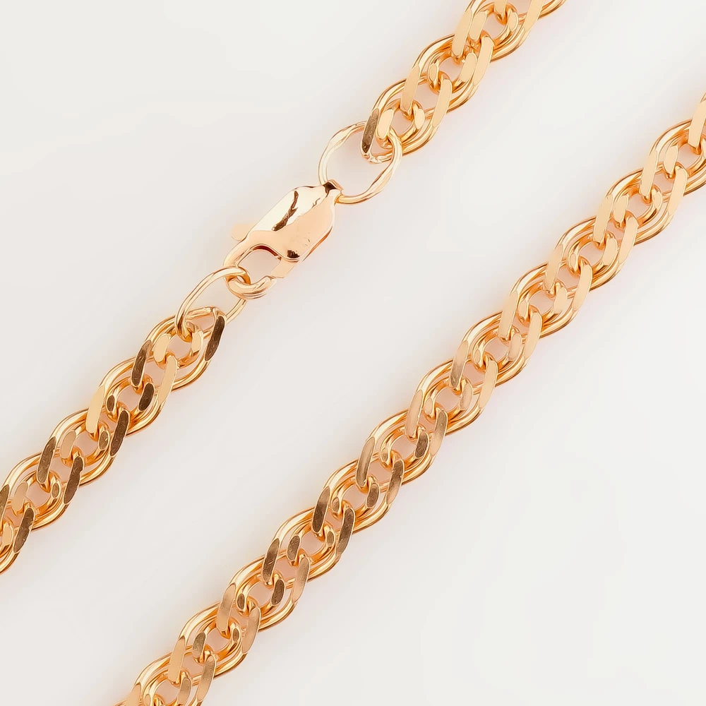 Цепь из красного золота 585 пробы