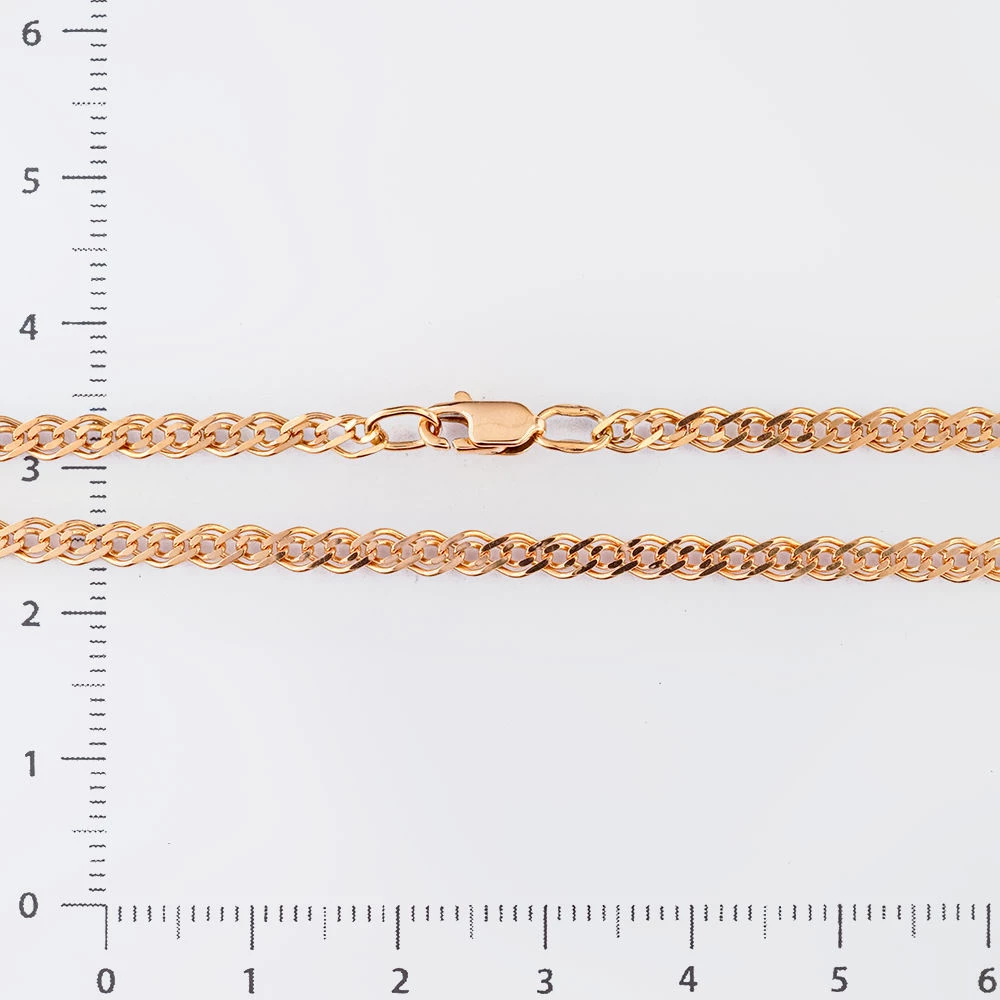 Цепь из красного золота 585 пробы