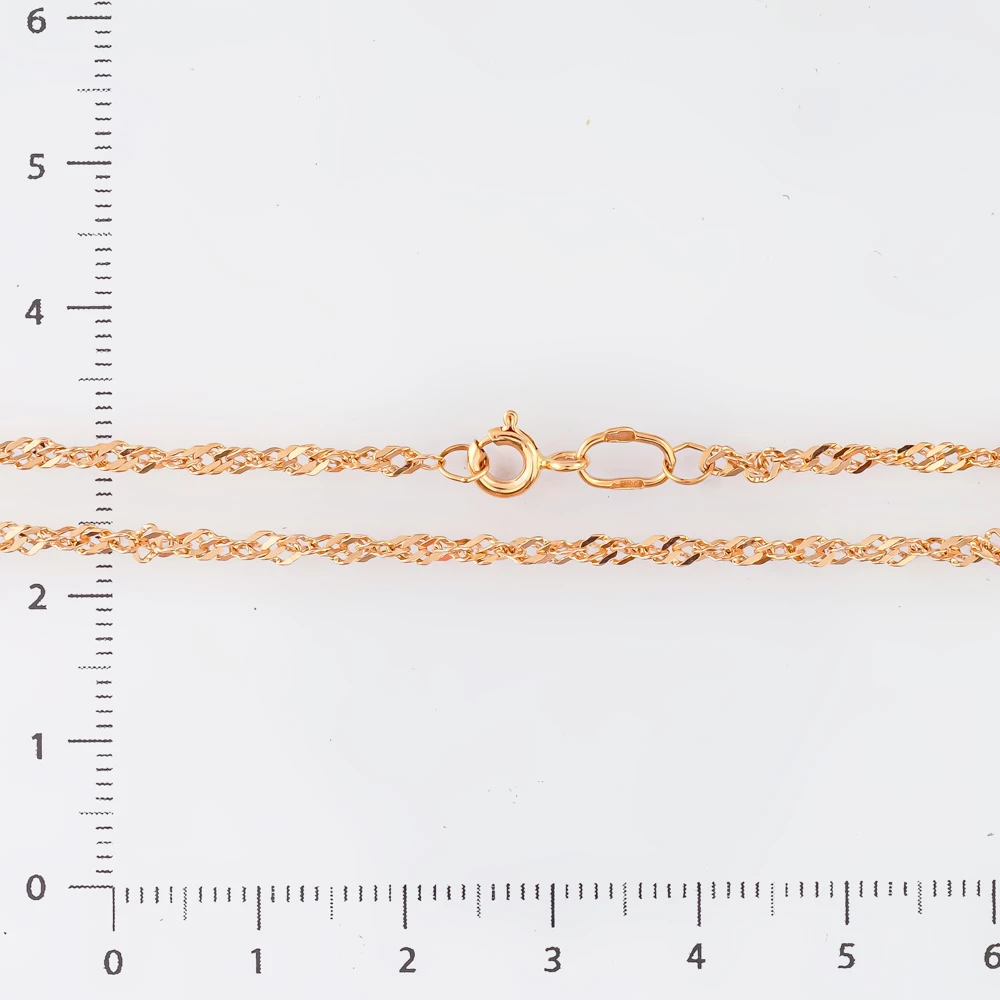 Цепь из красного золота 375 пробы