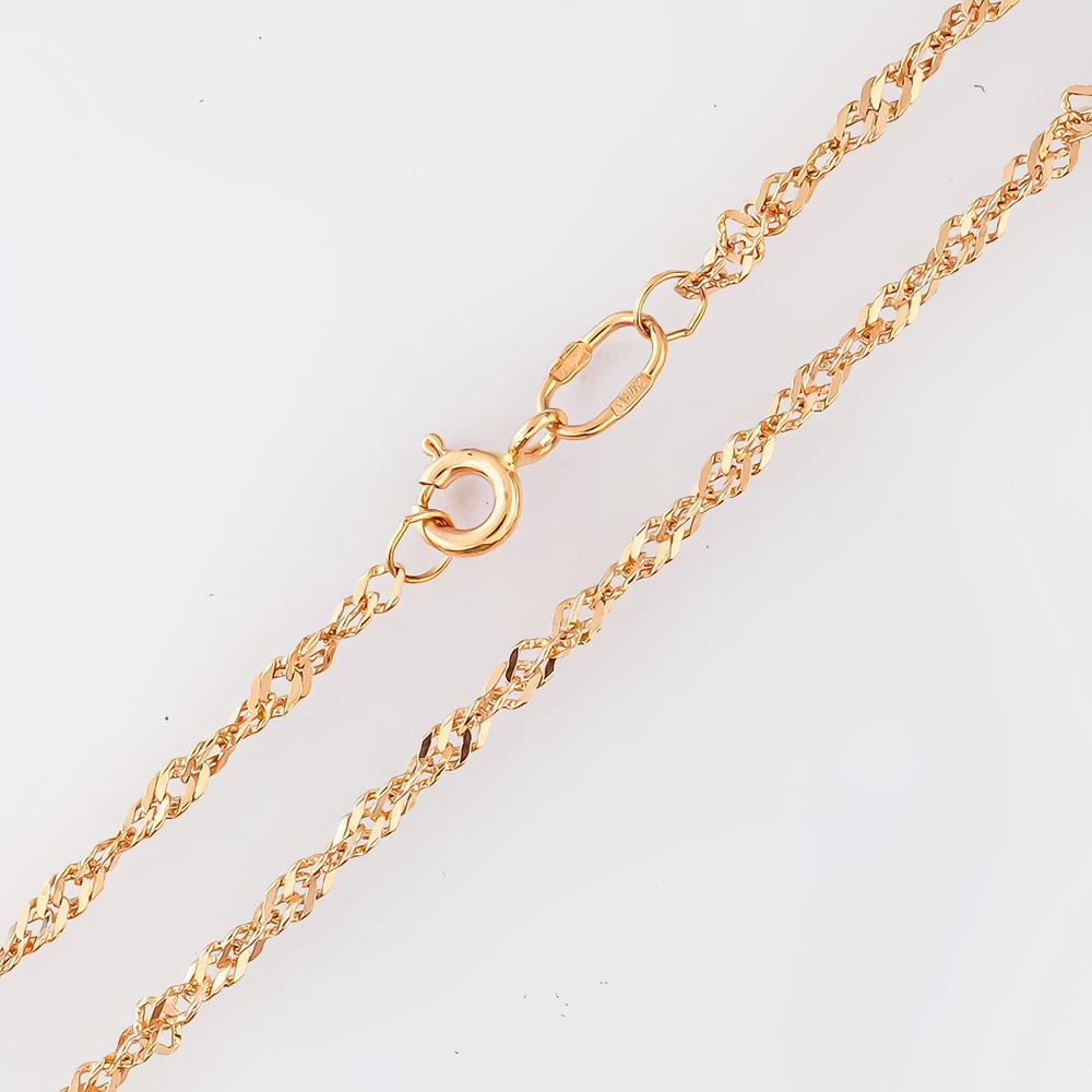 Цепь из красного золота 375 пробы