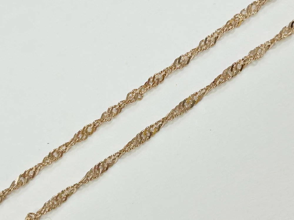 Цепь из красного золота 585 пробы