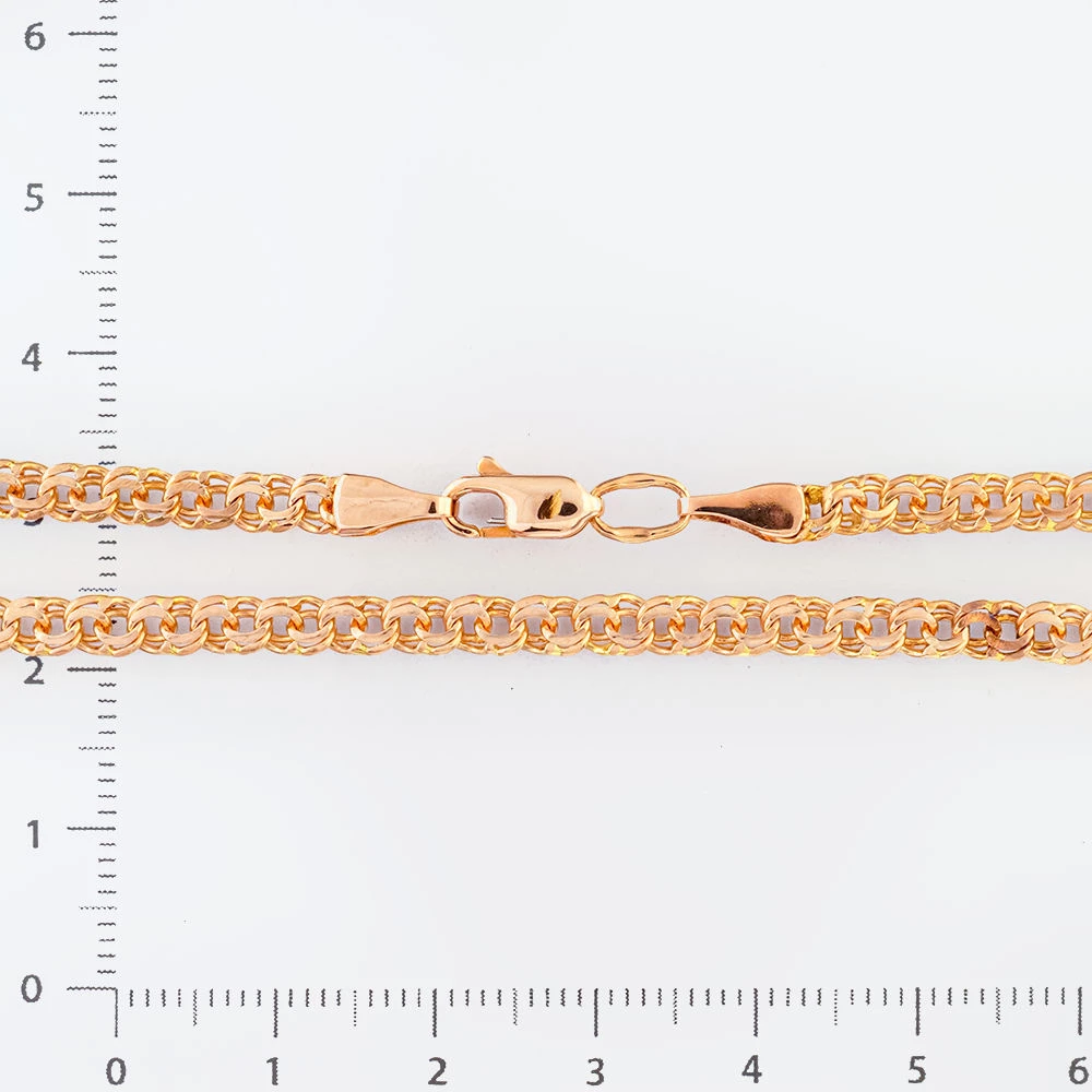 Цепь из красного золота 585 пробы