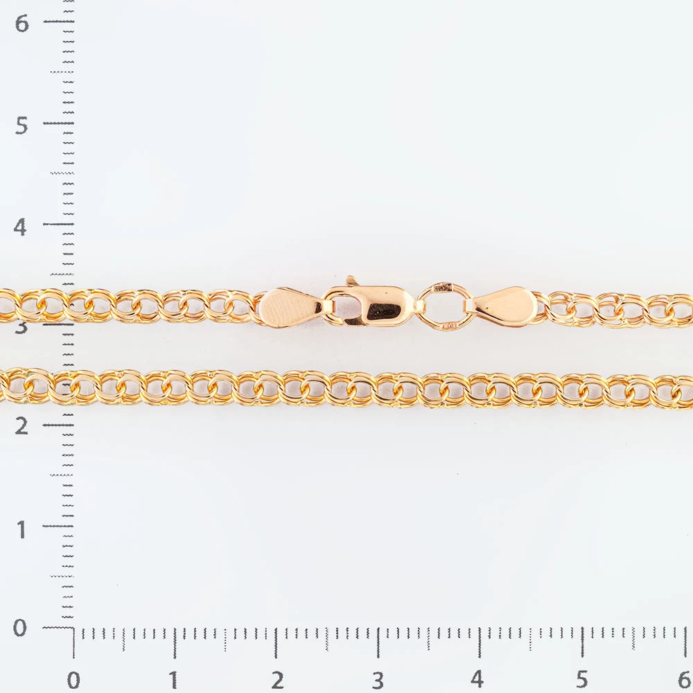 Цепь из красного золота 585 пробы