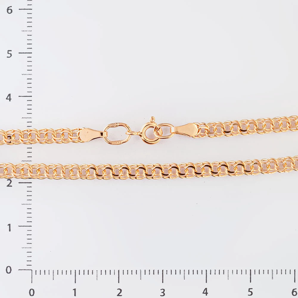 Цепь из красного золота 585 пробы