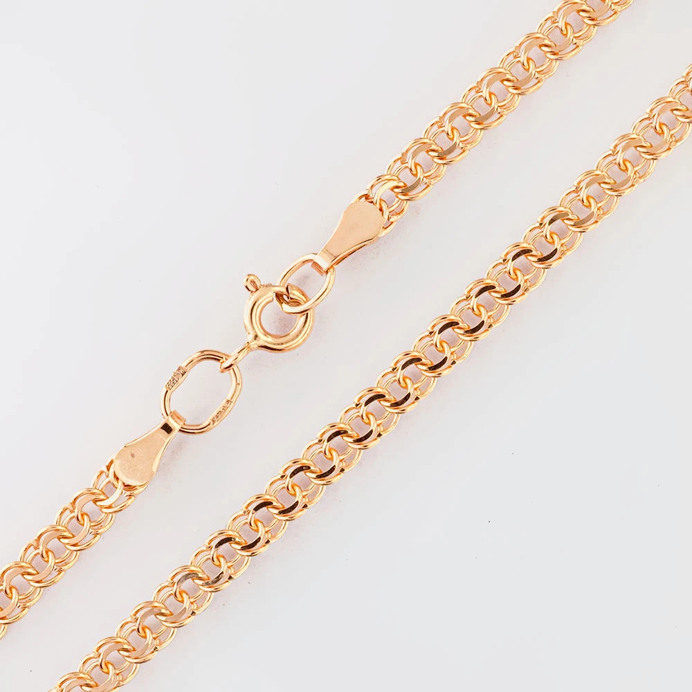 Цепь из красного золота 585 пробы