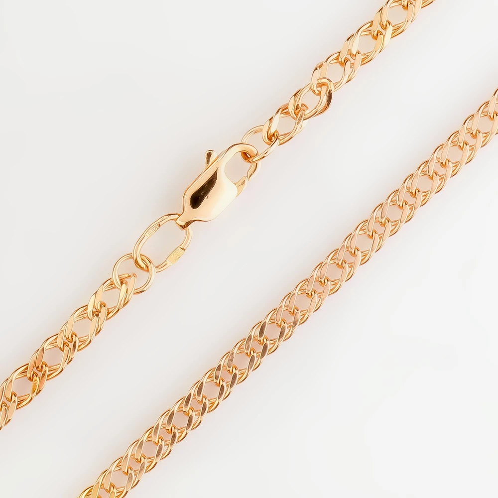 Цепь из красного золота 585 пробы