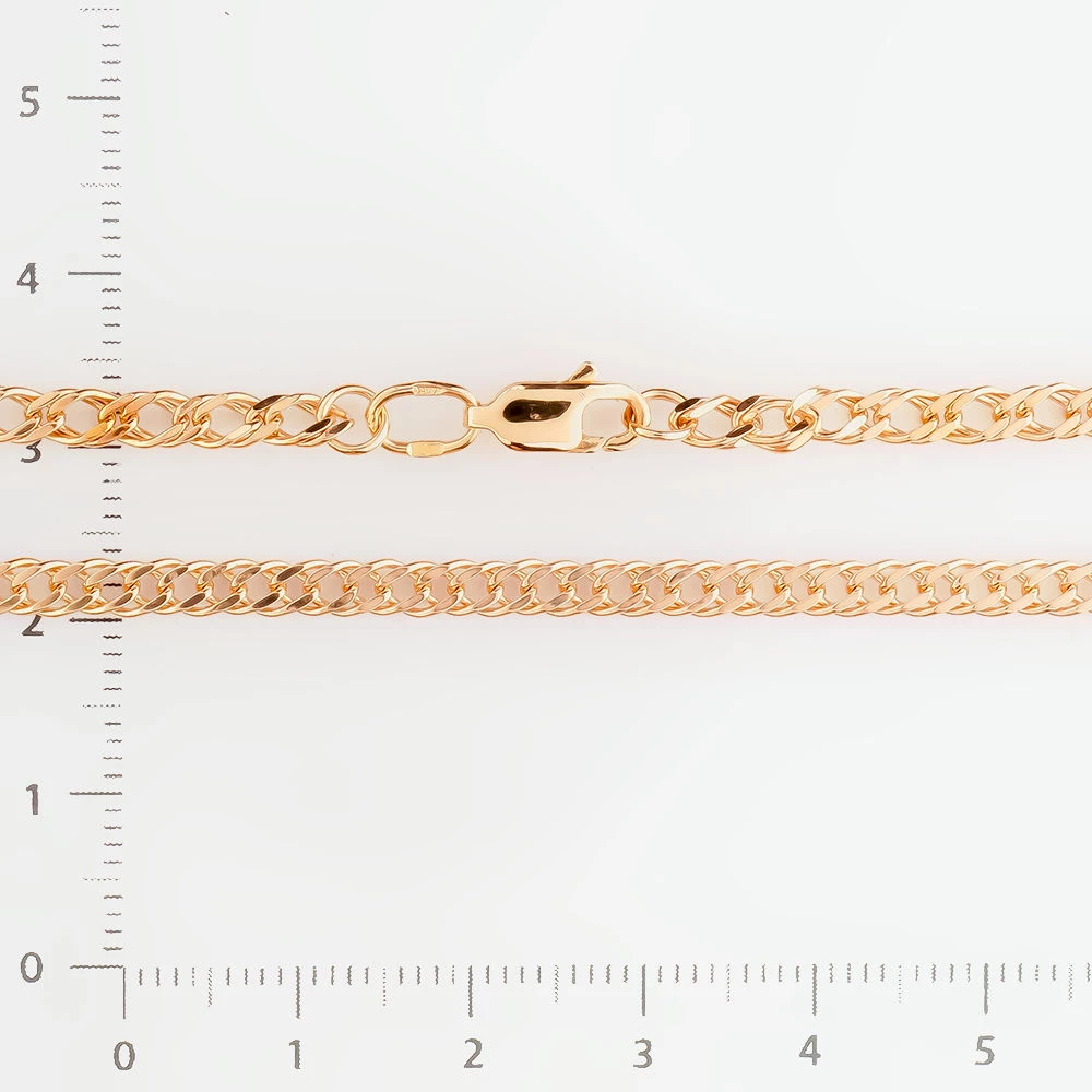 Цепь из красного золота 585 пробы