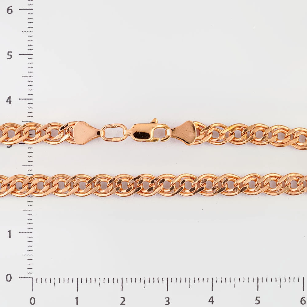 Цепь из красного золота 585 пробы