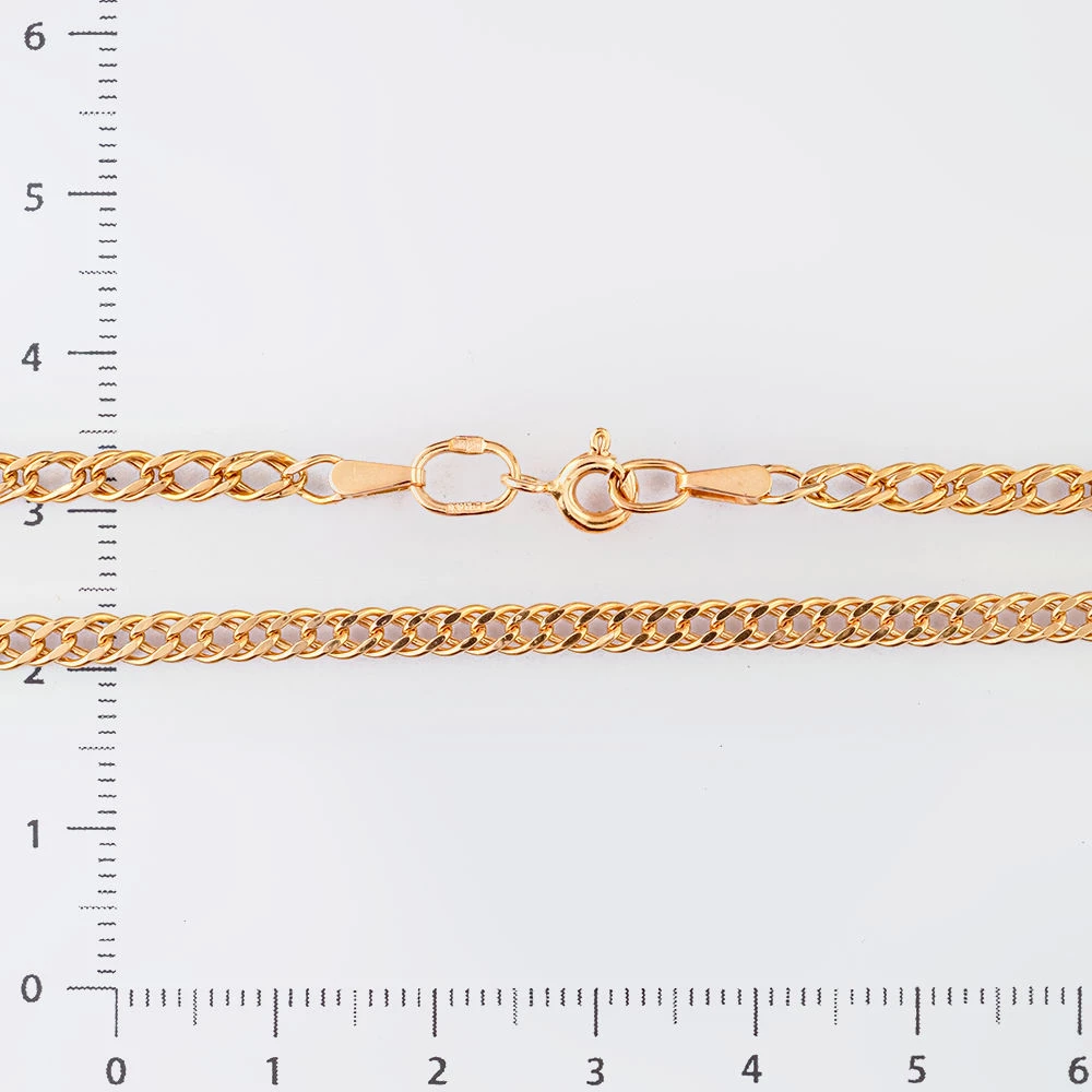 Цепь из красного золота 585 пробы