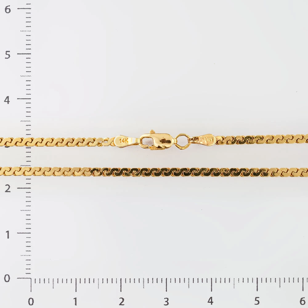 Цепь из желтого золота 585 пробы