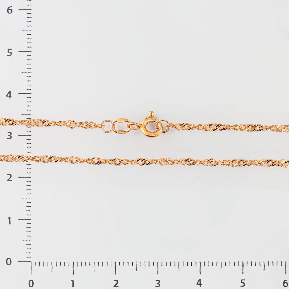 Цепь из красного золота 585 пробы