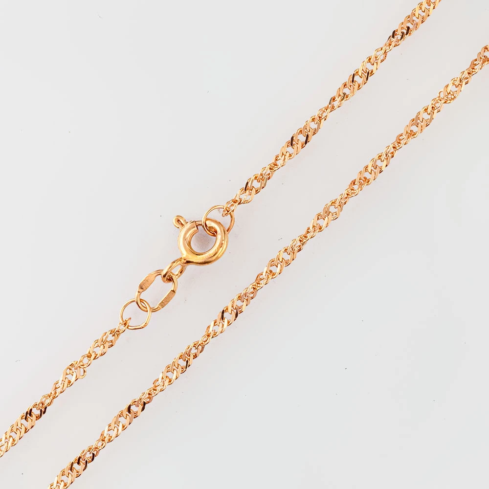 Цепь из красного золота 585 пробы