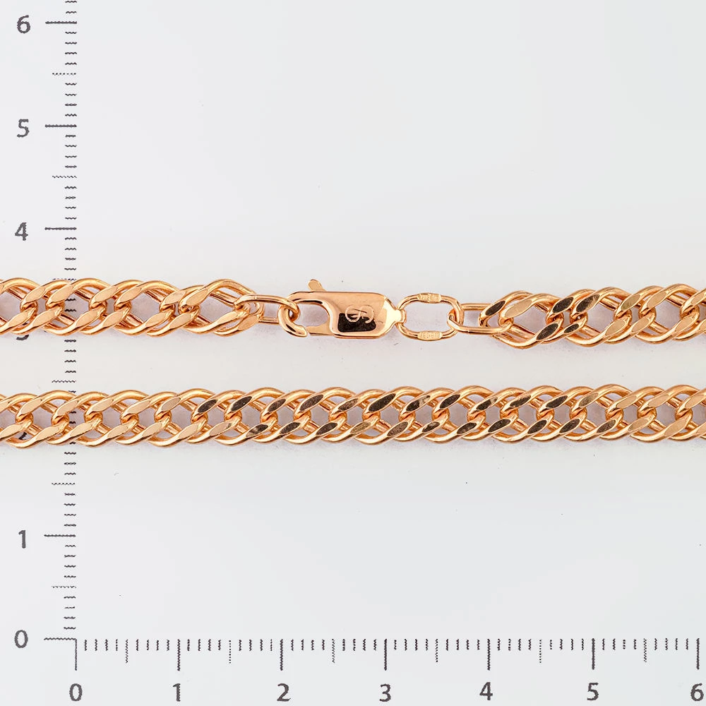 Цепь из красного золота 585 пробы