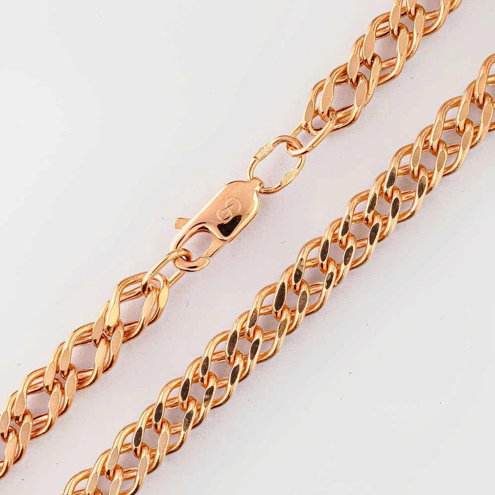 Цепь из красного золота 585 пробы