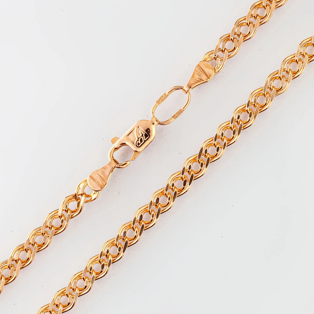 Цепь из красного золота 585 пробы