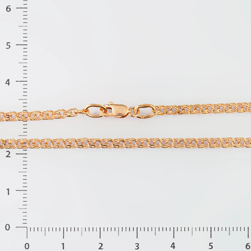 Цепь из красного золота 585 пробы