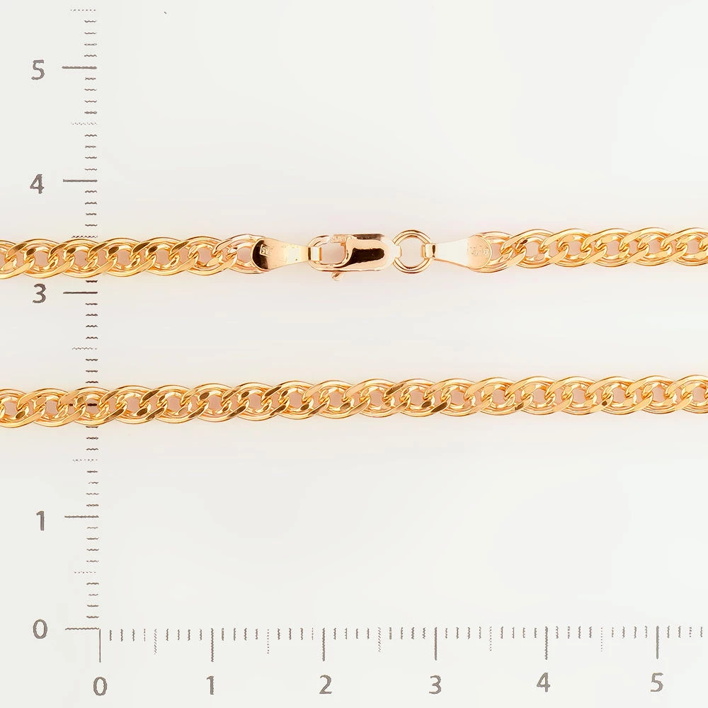 Цепь из красного золота 585 пробы