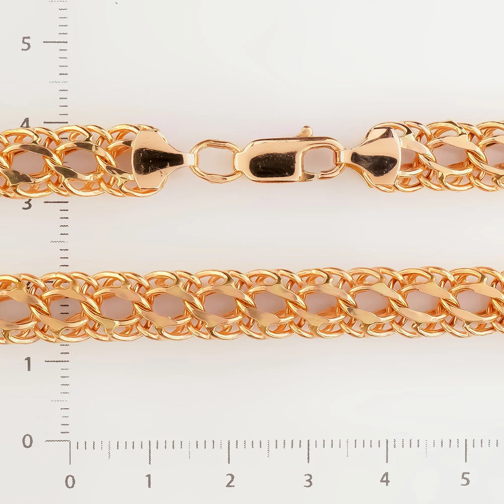 Цепь из красного золота 585 пробы