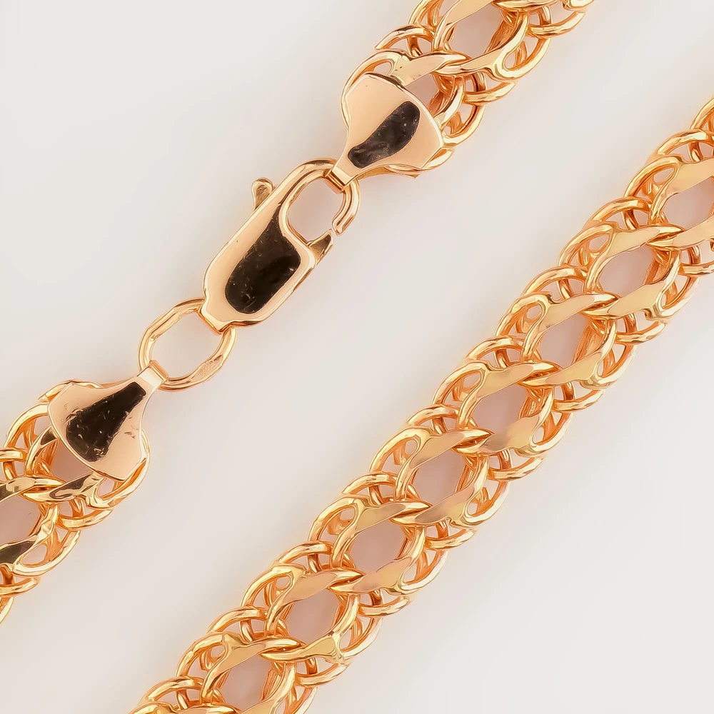 Цепь из красного золота 585 пробы