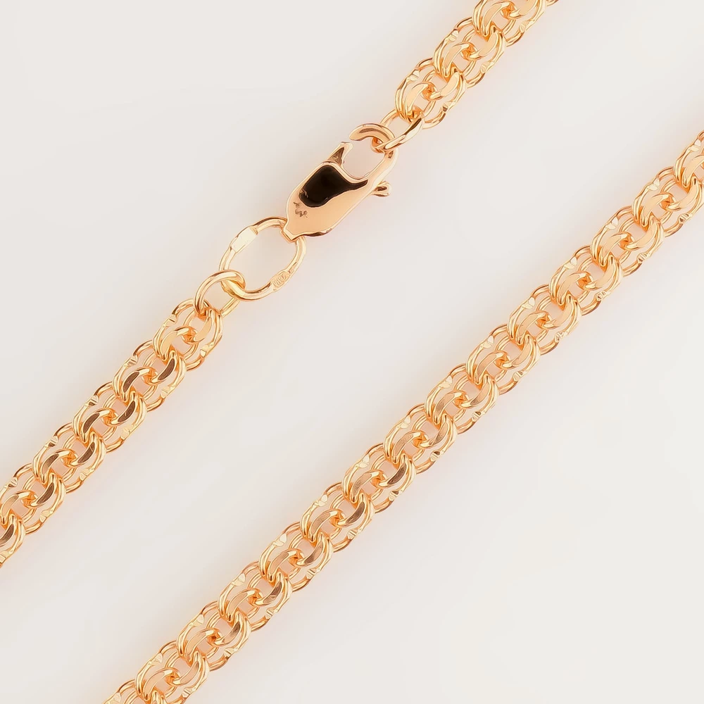 Цепь из красного золота 585 пробы