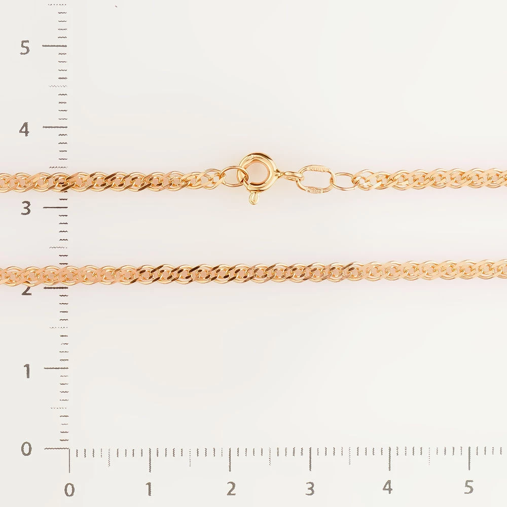 Цепь из красного золота 585 пробы