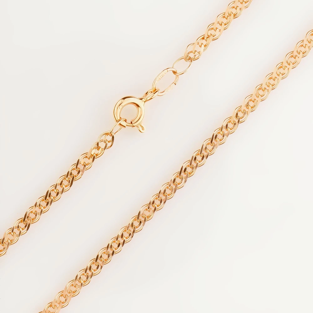 Цепь из красного золота 585 пробы