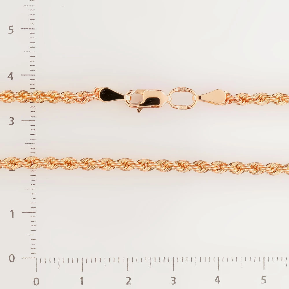 Цепь из красного золота 585 пробы