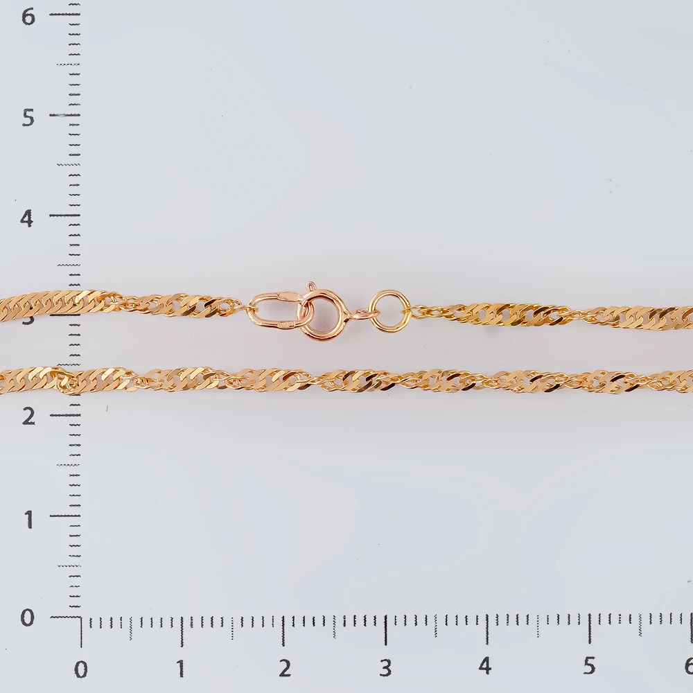 Цепь из красного золота 585 пробы