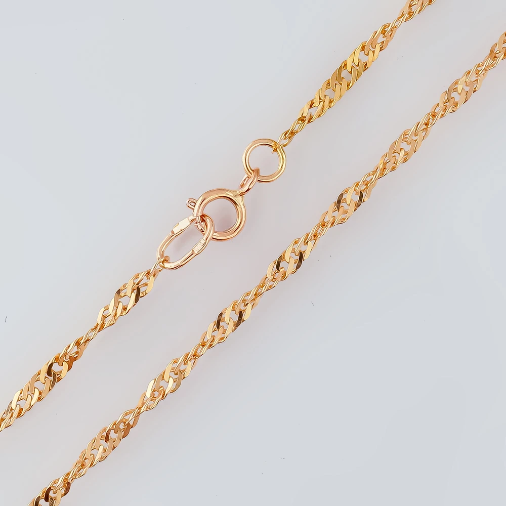 Цепь из красного золота 585 пробы