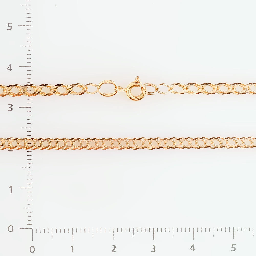 Цепь из красного золота 585 пробы