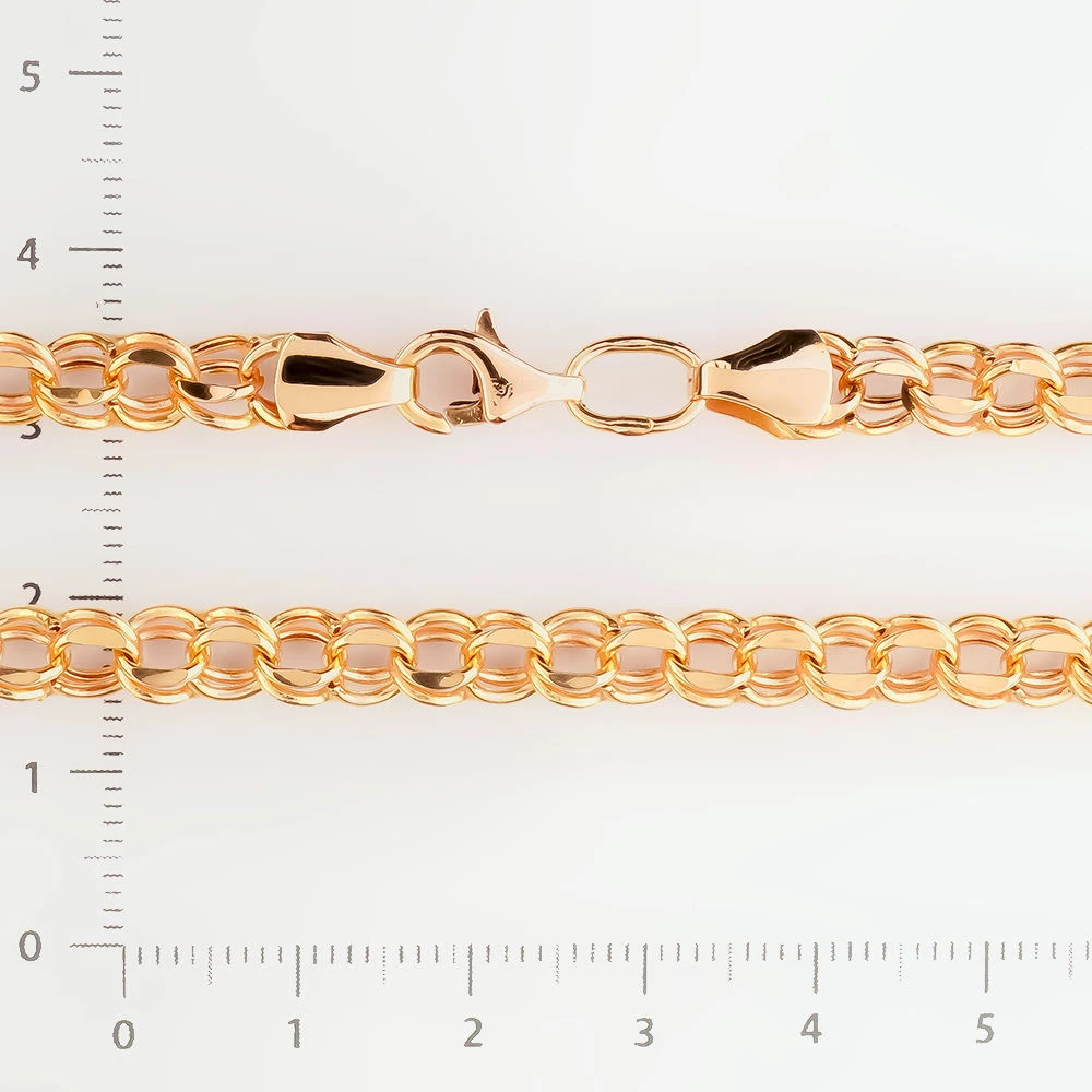 Цепь из красного золота 585 пробы