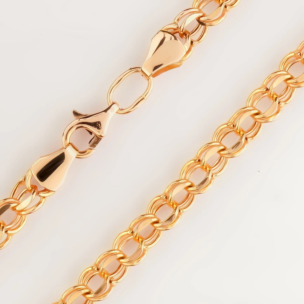 Цепь из красного золота 585 пробы