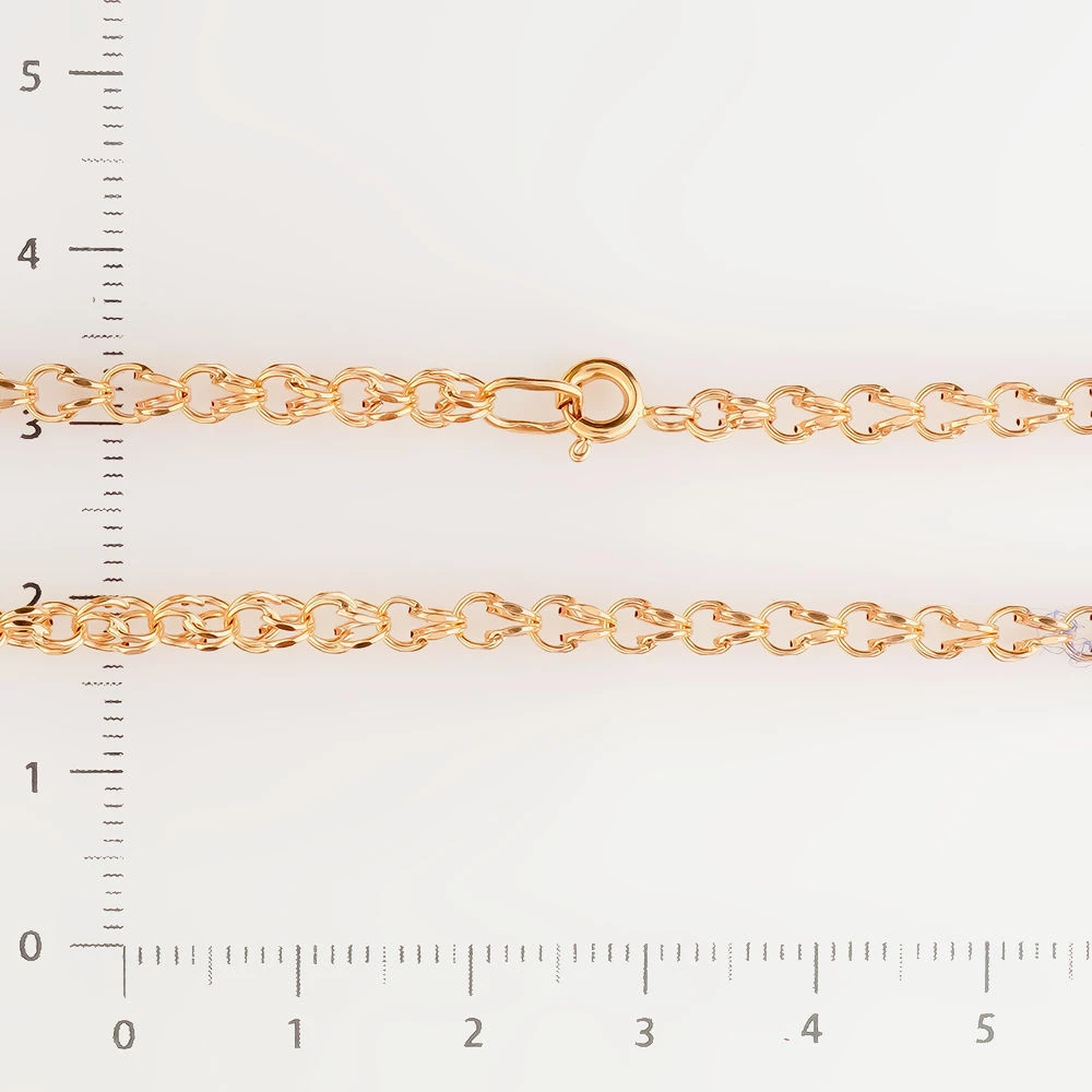 Цепь из красного золота 585 пробы