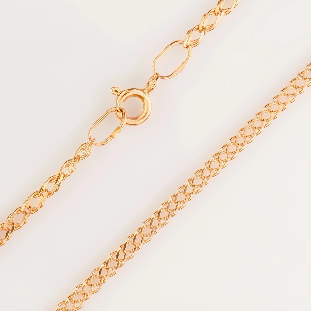 Цепь из красного золота 585 пробы