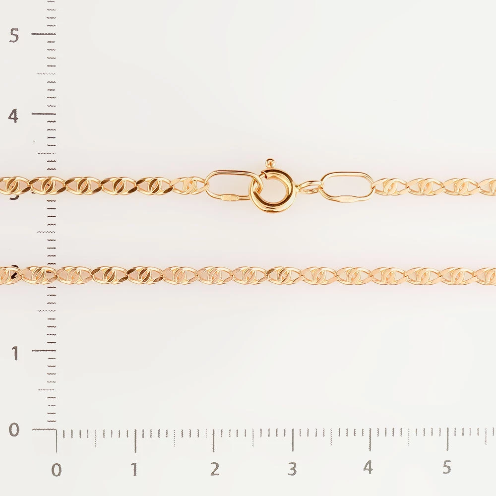 Цепь из красного золота 585 пробы